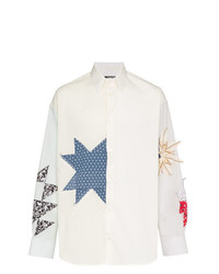 Calvin Klein 205W39nyc Embroidered Detail Cotton Shirt