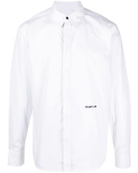 Helmut Lang Embroidered Logo Cotton Shirt