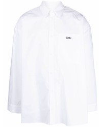 032c Embroidered Logo Cotton Shirt