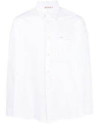 Marni Embroidered Logo Cotton Shirt
