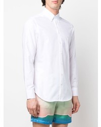 Etro Embroidered Logo Long Sleeve Shirt