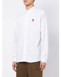 Kenzo Embroidered Logo Long Sleeve Shirt