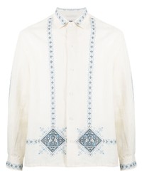 Bode Embroidered Mosaic Shirt