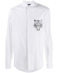 Just Cavalli Embroidered Tiger Shirt