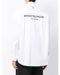 Wooyoungmi Logo Embroidered Cotton Shirt