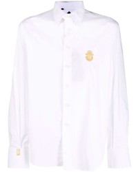 Billionaire Logo Embroidered Cotton Shirt