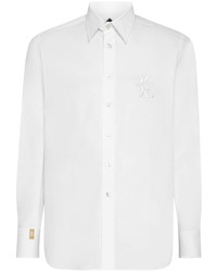 Billionaire Logo Embroidery Cotton Shirt