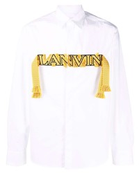 Lanvin Logo Scarf Shirt