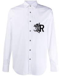 John Richmond Manito Logo Embroidered Shirt