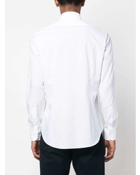 Michael Kors Michl Kors Logo Embroidered Cotton Shirt