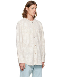 Andersson Bell Off White Embroidered Shirt