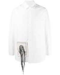 Song For The Mute Patch Detail Cotton Shirt