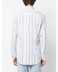 Etro Pegaso Embroidered Stripe Print Shirt