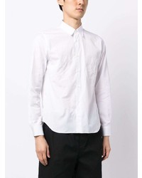 Black Comme Des Garçons Pocket Detail Cotton Shirt