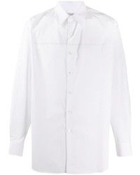 Valentino Poetry Embroidery Buttoned Shirt