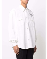 Alexander McQueen Skull Embroidered Shirt