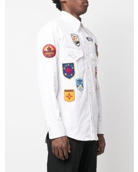 DSQUARED2 Patch Detail Long Sleeve Shirt