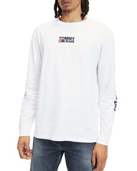 Tommy Jeans Tjm Corp Embroidered Long Sleeve T Shirt