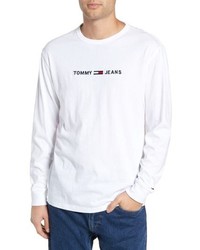 Tommy Jeans Tjm Logo Graphic Long Sleeve T Shirt