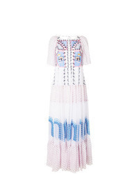 White Embroidered Maxi Dress