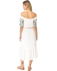Line & Dot Flor Embroidered Dress