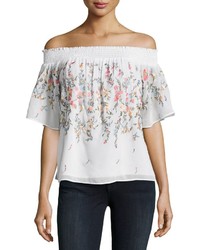 Matty M Embroidered Off The Shoulder Top