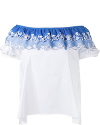 Peter Pilotto Embroidered Off Shoulder Top