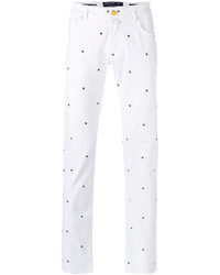 Jacob Cohen Embroidered Regular Trousers