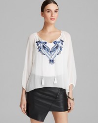 Sanctuary Embroidered Gypsy Blouse