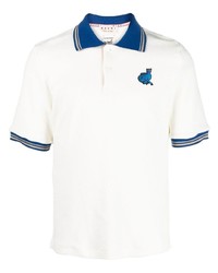 Marni Chest Embroidered Detail Polo Shirt