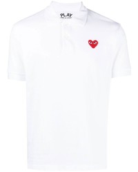 Comme Des Garcons Play Comme Des Garons Play Logo Embroidered Polo Shirt