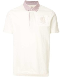 Kent & Curwen Contrasting Collar Rose Patch Polo Shirt