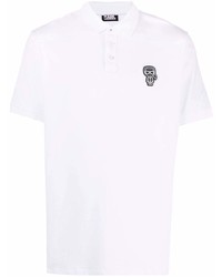 Karl Lagerfeld Embroidered Ikonik Polo Shirt