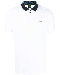 BOSS Embroidered Logo Cotton Polo Shirt