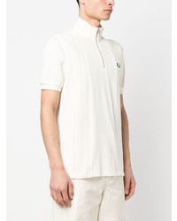Fred Perry Embroidered Logo Half Zip Polo Shirt