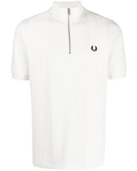 Fred Perry Embroidered Logo Half Zip Polo Shirt