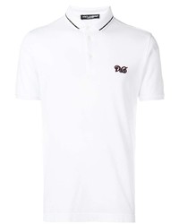 Dolce & Gabbana Embroidered Logo Polo T Shirt