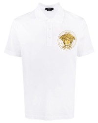 Versace Embroidered Medusa Polo Shirt