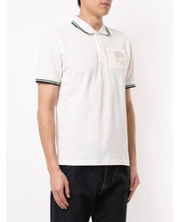 Kent & Curwen Embroidered Rose Patch Polo Shirt