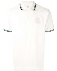 Kent & Curwen Embroidered Rose Patch Polo Shirt