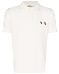 MAISON KITSUNÉ Fox Patch Short Sleeve Polo Shirt