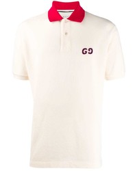 Gucci Gg Embroidery Polo Shirt