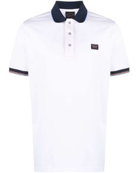 Paul & Shark Logo Embroidered Cotton Polo Shirt