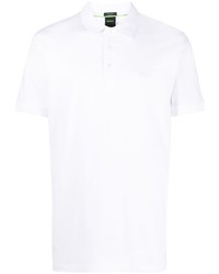 BOSS Logo Embroidered Cotton Polo Shirt