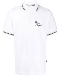 Palm Angels Logo Embroidered Polo Shirt