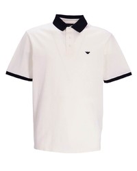 Emporio Armani Logo Embroidered Polo Shirt