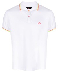 Peuterey Logo Embroidered Stretch Cotton Polo Shirt