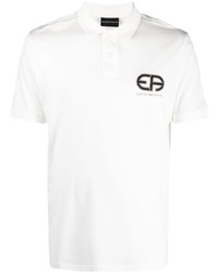 Emporio Armani Logo Patch Short Sleeved Polo Shirt