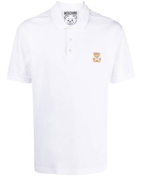 Moschino Logo Teddy Embroidered Polo Shirt