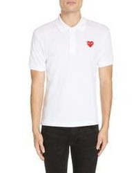 Comme des Garcons Play Heart Logo Slim Fit Polo